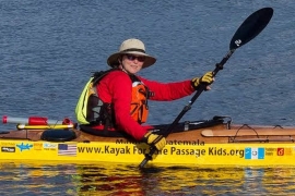 Activist Deborah Walters ’73 is the self-described “grandmother who paddled from Maine to Guatemala for the kids of the garbage dump.”